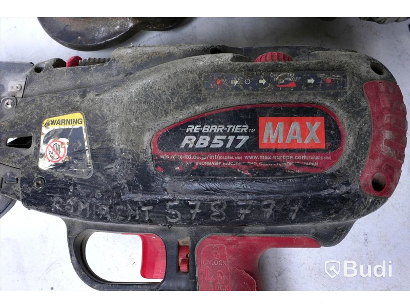 Najmaskin - MAX RB397 Obs! Ej funktionstestad, saknar batteri
