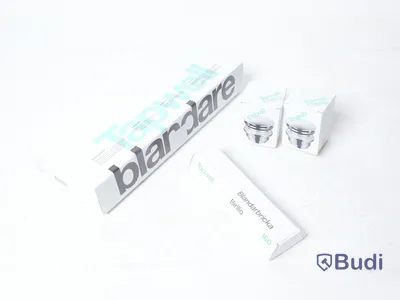 Blandare, blandarbricka samt bottenventil 2 st - Tapwell Mässing