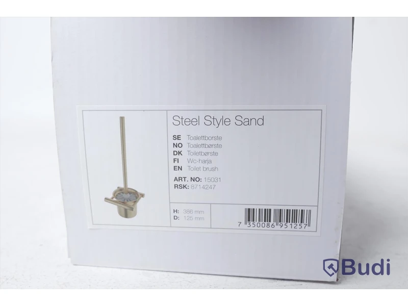 Toalettborste - Primy Steel Style Sand
