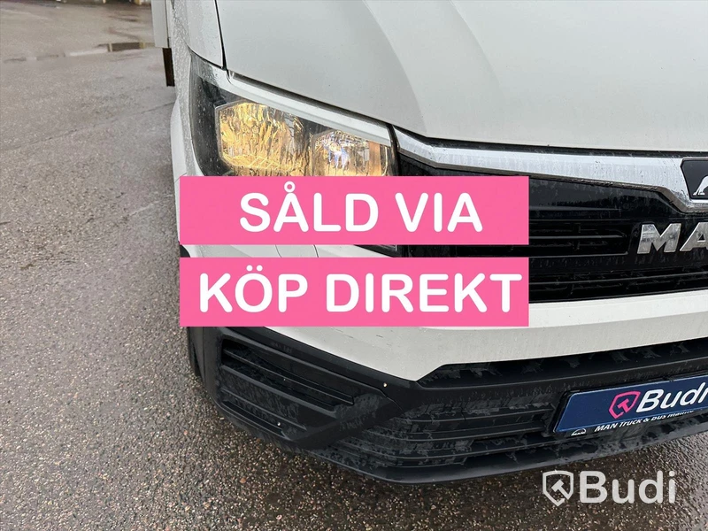 Lättlastbil MAN TGE SZN1E | 2019 | 11515 mil | Automat |- SÅLD