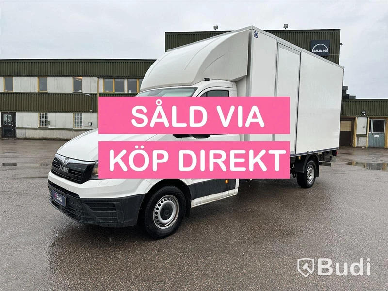 Lättlastbil MAN TGE SZN1E | 2019 | 11515 mil | Automat |- SÅLD