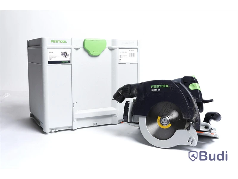 Festool Cirkelsåg 18 V HKC 55 EB - inkl. batteri och förvaringslåda. Nypris ca 7405 kr.