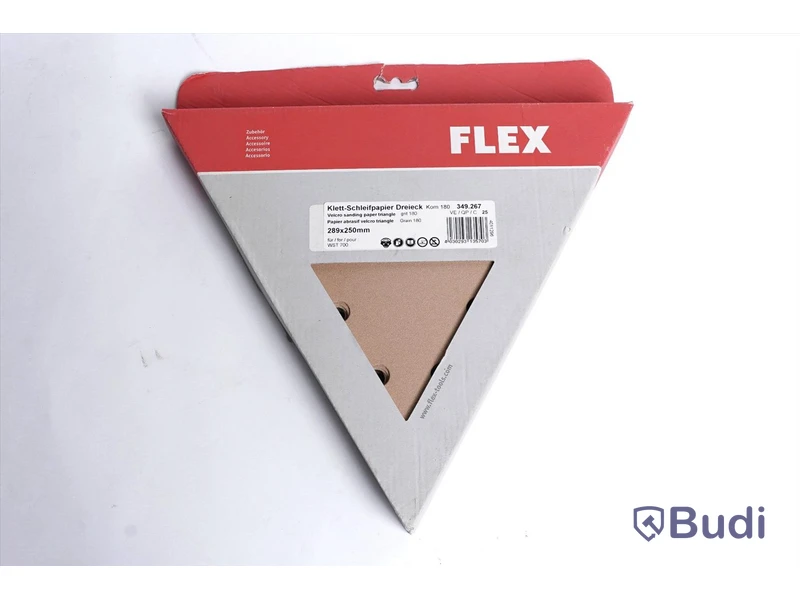 Parti med Flex Slippapper Trekantigt P100, P150, P180