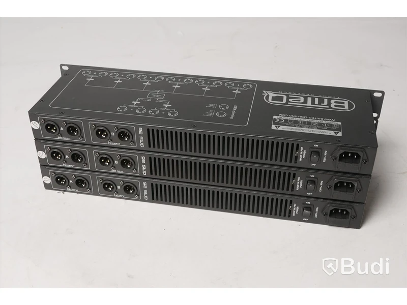 3 st ljuskontrollbord - BriteQ DMS-26, DMX merger splitter, OBS! strömkabel saknas