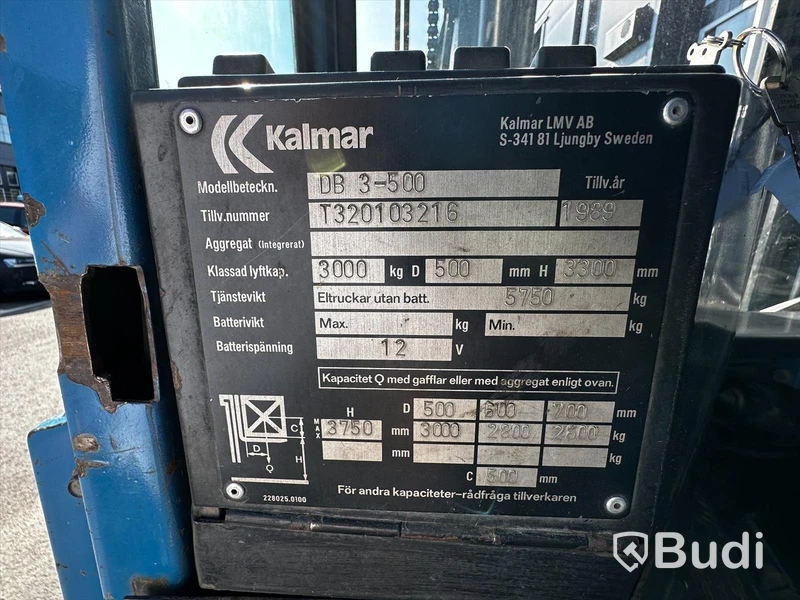 Truck KALMAR LMV DB 3-500 | 1989