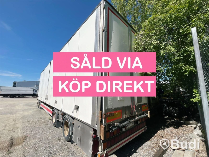 Släp NTM UTP-39L4 - 2005 Skåpsläp med öppningsbar sida- SÅLD