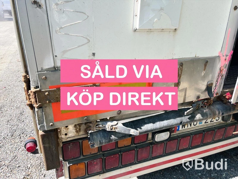 Släp NTM UTP-39L4 - 2005 Skåpsläp med öppningsbar sida- SÅLD