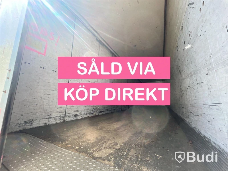 Släp NTM UTP-39L4 - 2005 Skåpsläp med öppningsbar sida- SÅLD