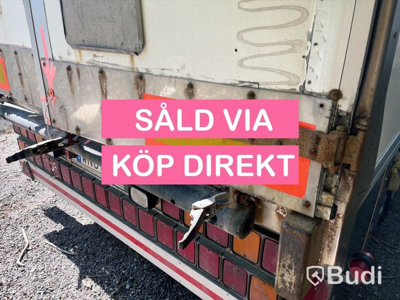 Släp NTM UTP-39L4 - 2005 Skåpsläp med öppningsbar sida- SÅLD