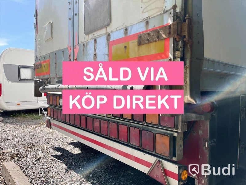 Släp NTM UTP-39L4 - 2005 Skåpsläp med öppningsbar sida- SÅLD