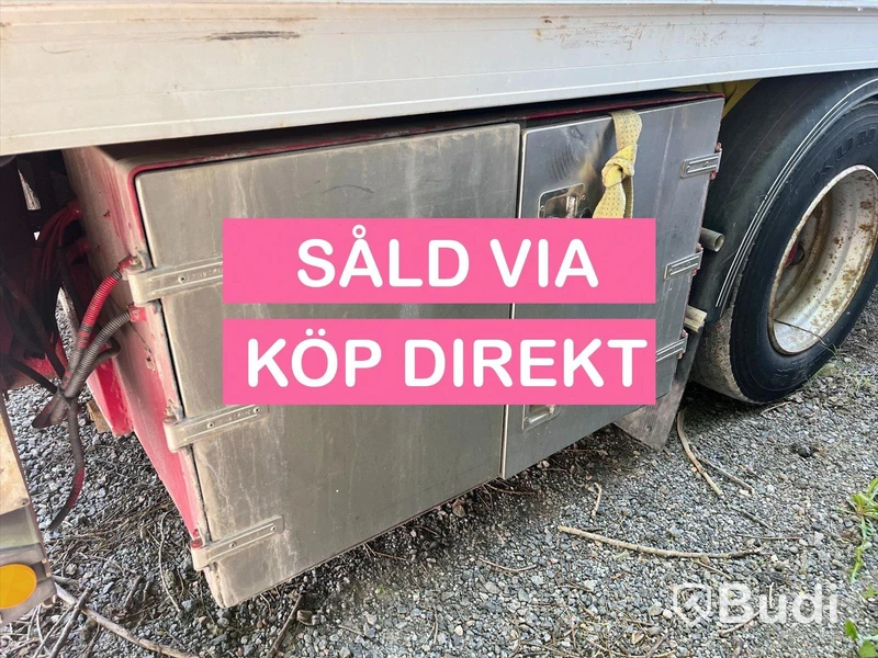 Släp NTM UTP-39L4 - 2005 Skåpsläp med öppningsbar sida- SÅLD