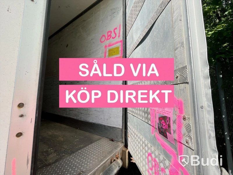 Släp NTM UTP-39L4 - 2005 Skåpsläp med öppningsbar sida- SÅLD