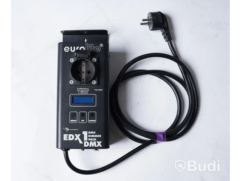 2 st ljuskontroll - Martin 2510 Controller samt Eurolite EDX-1 DMX Dimmer Pack, OBS! endast strömkabel följer med