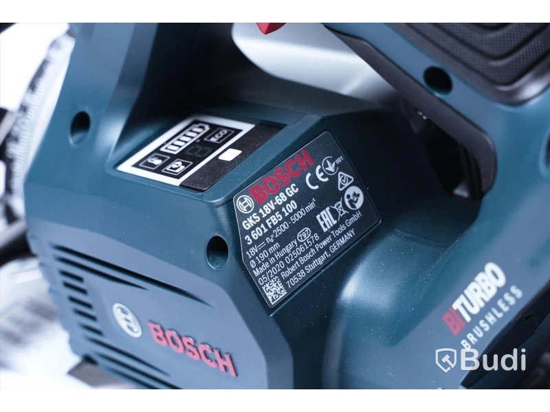 Bosch cirkelsåg GKS 18V-68-NY. Nypris ca 4795 kr.