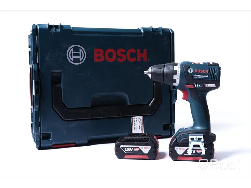 Bosch skruvdragare GSR 18V-EC 2x4,0AH. NY. Nypris ca 3806 kr.