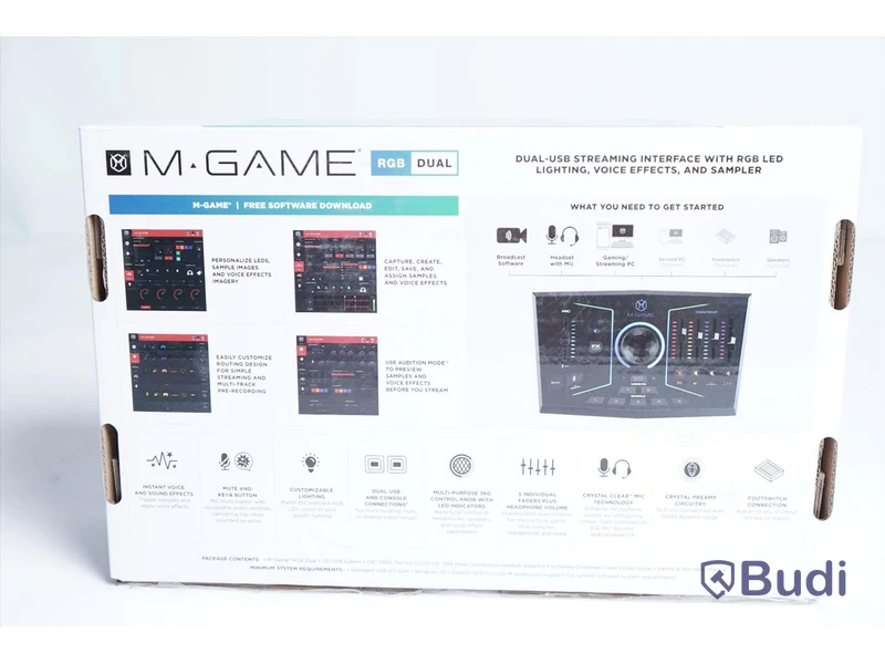 Streaming Interace M-Game RGB Dual