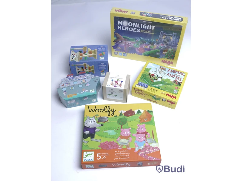 Diverse leksaker och spel