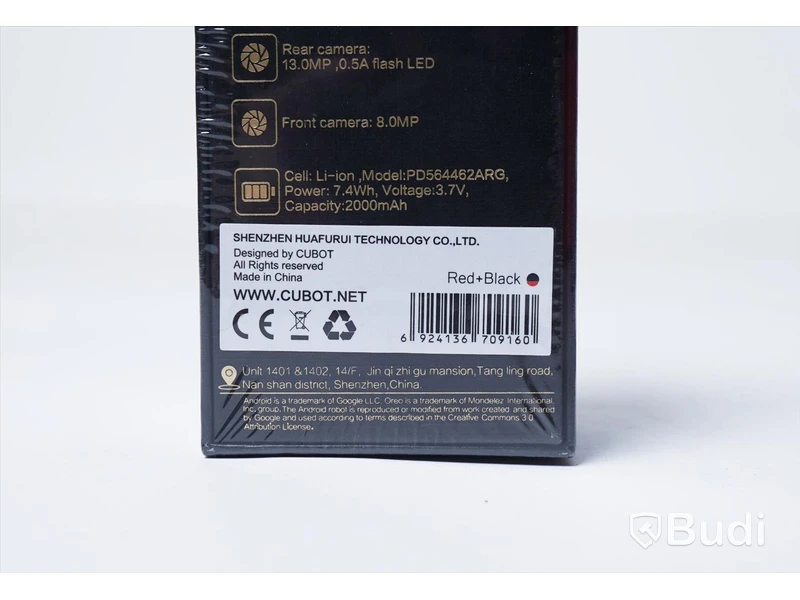 3 st mobiltelefoner, Android - Alcatel 1se 5030D, Denver SDQ-55044L samt Cubot King Kong Mini