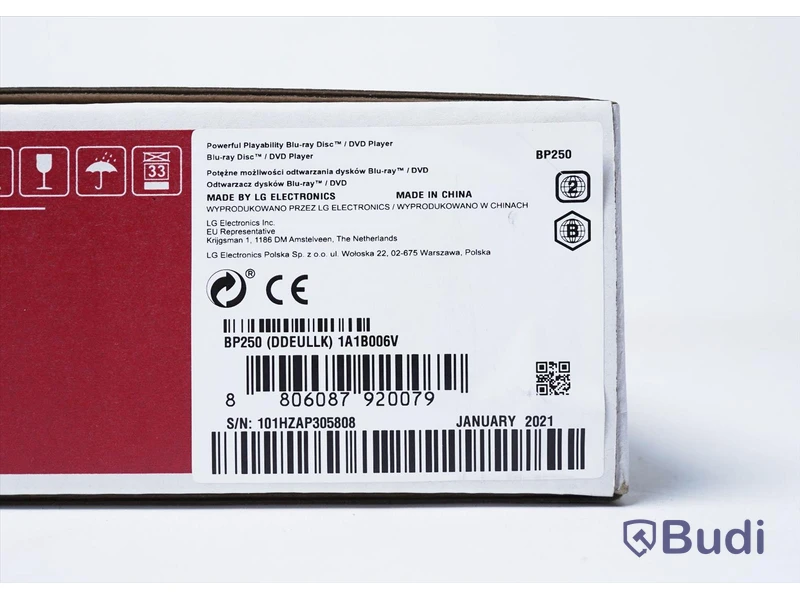 DVD-spelare - LG Powerful Playability Blu-ray/DVD Player, BP250