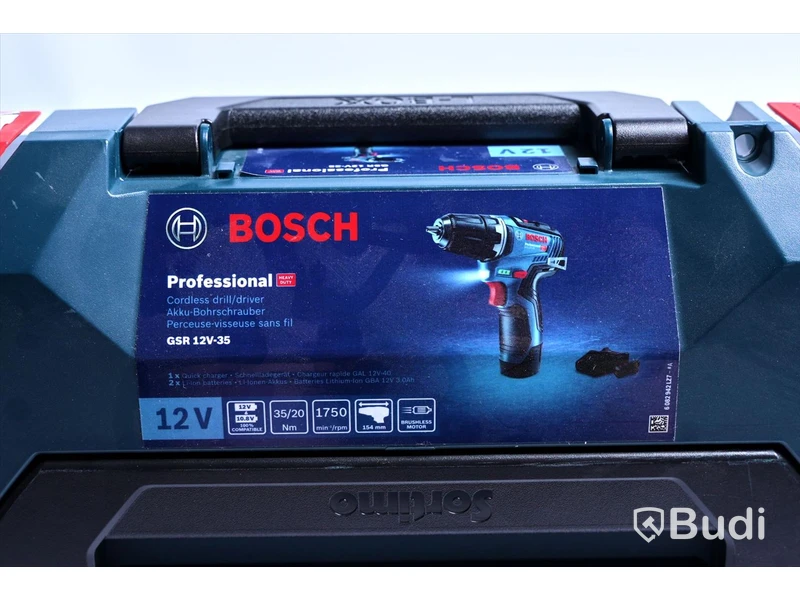 Borrskruvdragare - Bosch Professional GSR 12V-35. Nypris ca 2500 kr. Ny, Obruten förpackning.