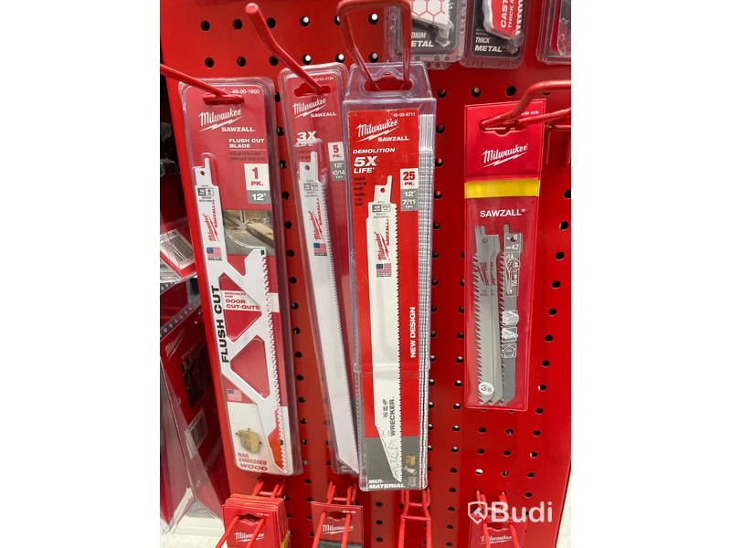 Diverse tigersågsblad och bits, Milwaukee