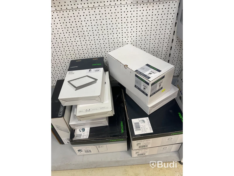 Parti med diverse verktygsdelar FESTOOL. Ord. pris: 31 336 kr exkl. moms