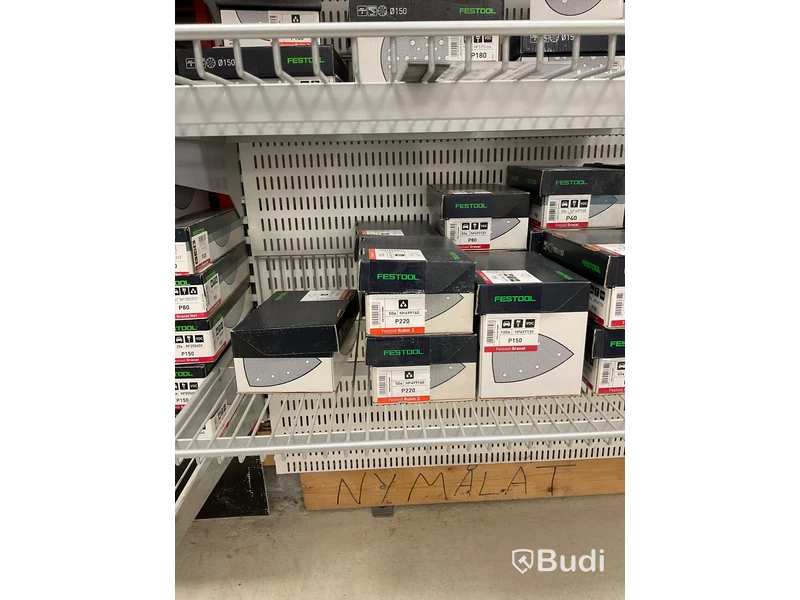Parti med diverse slippapper, FESTOOL. Ord. pris: 28 655 kr exkl. moms