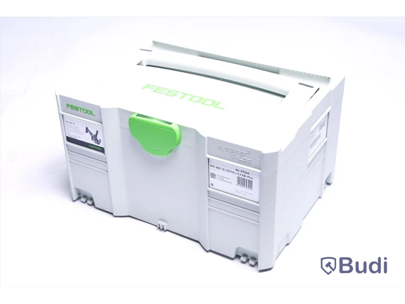 Slip- och polermaskin - Festool DSC-AGC 18-125 FH Li 5,2 EBI-Plus. Nypris ca 7000 kr. Ny.