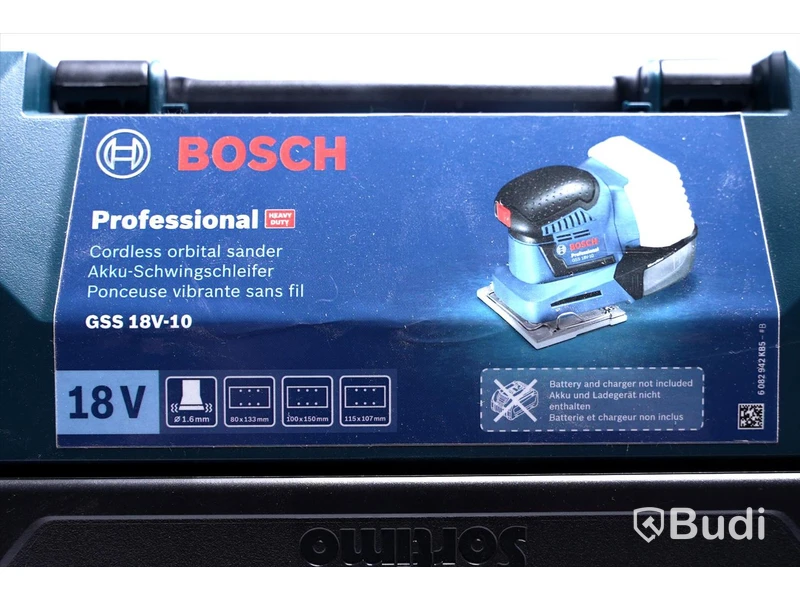 Planslip - Bosch Professional GSS 18V-10. Nypris ca 2000 kr. Ny, Obruten förpackning.