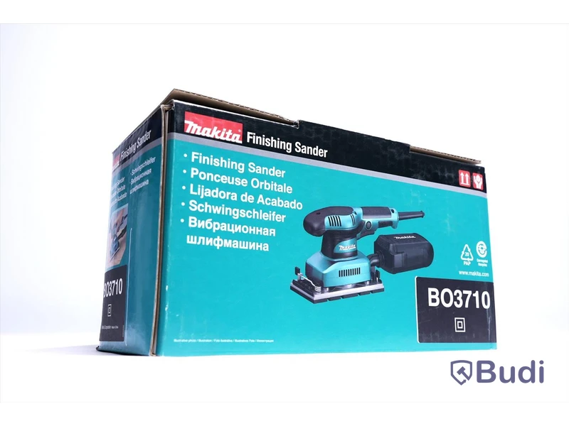 Planslipmaskin - Makita BO3710. Nypris ca 1000 kr. Ny.