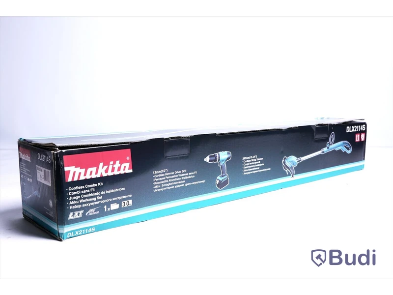 Slagborrmaskin & grästrimmer - Kombokit Makita DLX2114S. Nypris ca 2500 kr. Ny.
