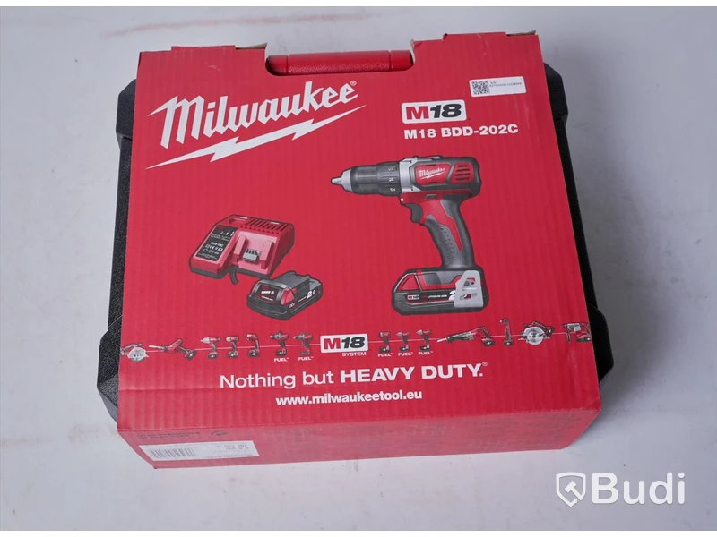 Borrskruvdragare - Milwaukee M18 BDD-202C Nypris ca 3100kr. Ny, Obruten förpackning.