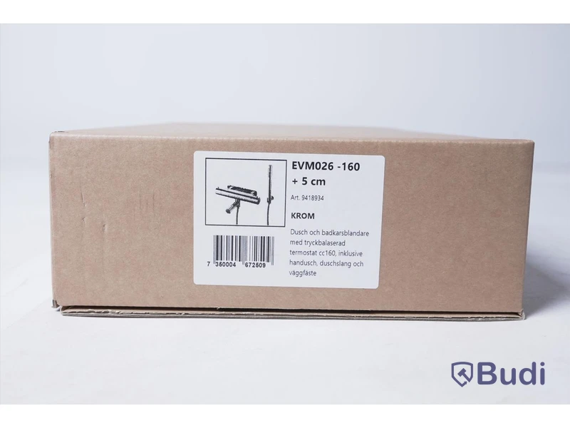 Dusch- och badkarsblandare - Tapwell EVM026-160 krom, nypris ca. 3000 kr.