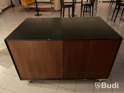 Buffebord på hjul, 150x91x94 cm