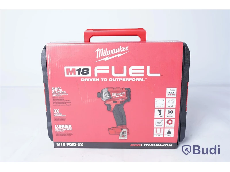 Slagskruvdragare Milwaukee M18 FQID-0X utan batteri och laddare, Nypris ca 3500kr. Ny, Obruten förpackning.