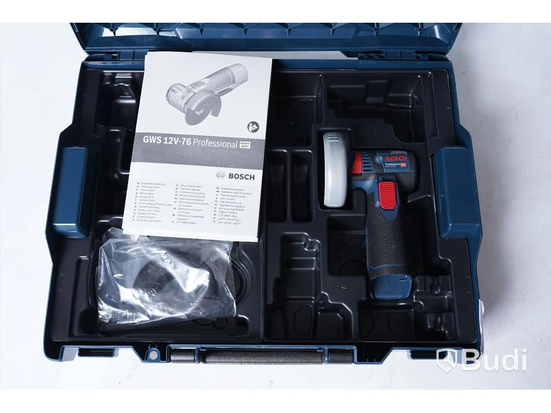 Vinkelslip Bosch GWS 12V-76 utan batteri och laddare, Nypris ca 1500kr. NY