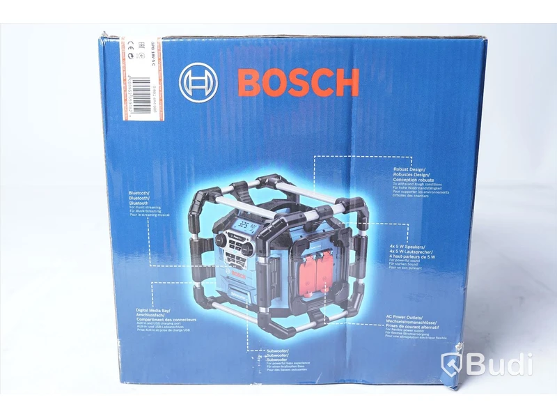 Radio Bosch GPB 18V- 5 C utan batteri och laddare, Nypris ca 2700kr. Ny, Obruten förpackning.