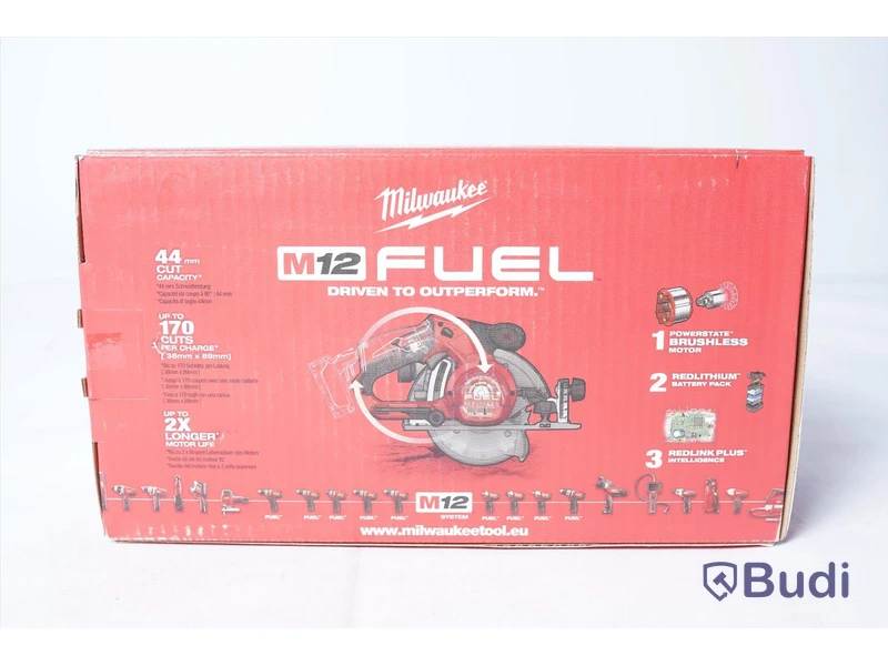 Cirkelsåg Milwaukee M12 CCS44-0 utan batteri och laddare, Nypris ca 2500kr. Ny, Obruten förpackning.