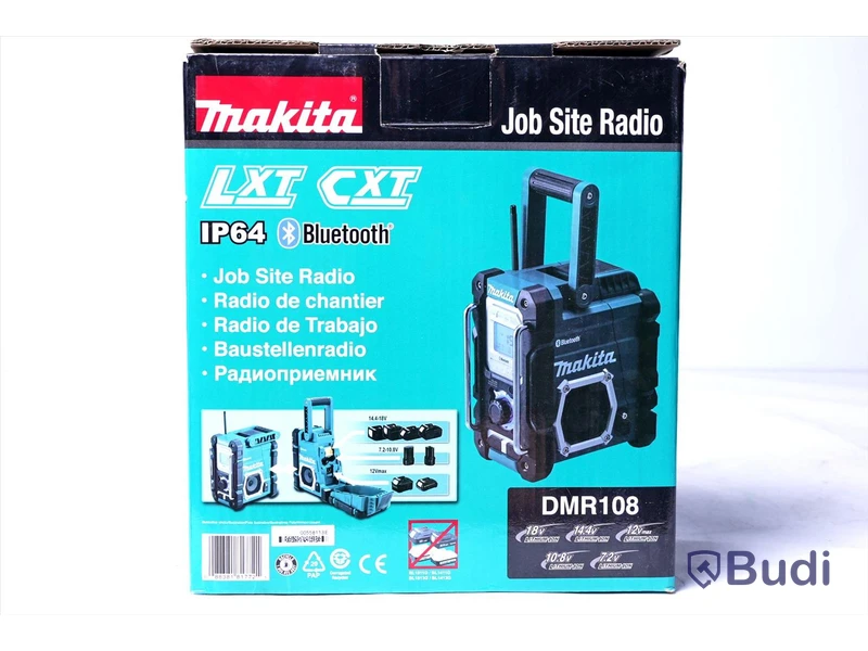 Radio  - Makita DMR108. Nypris ca 2500 kr. Ny, Obruten förpackning.