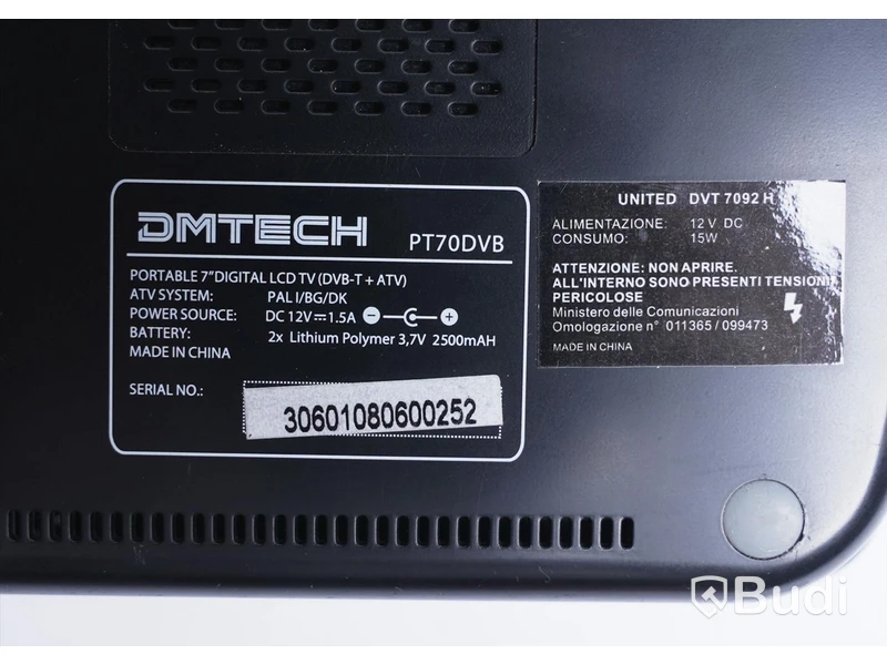 Portabel TV samt skärm - DmTech PT70DVB portabel TV samt Samsung SyncMaster 2233BW 22 tum skärm