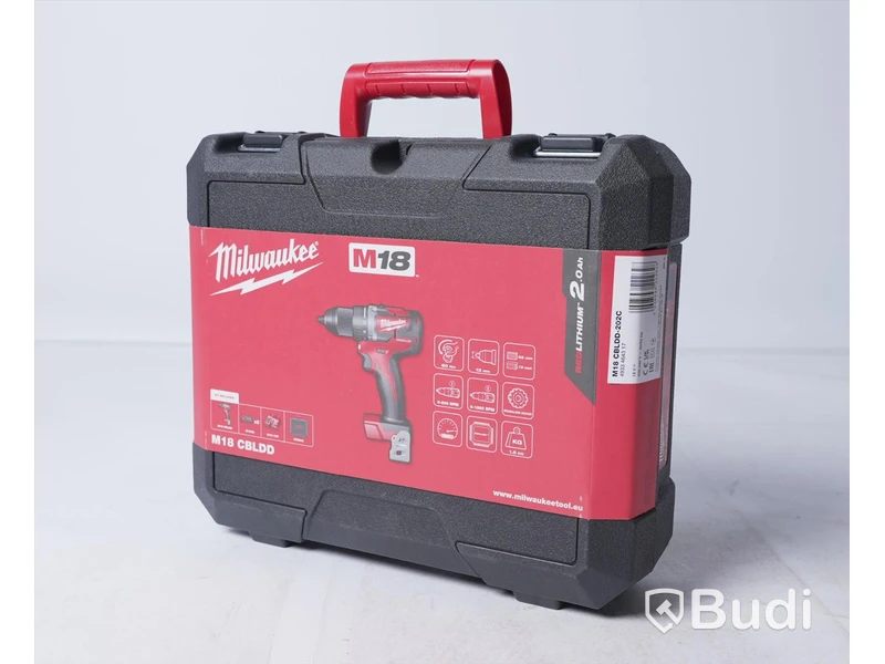 Skruvdragare - Milwaukee M18 CBLDD-202c. Nypris ca 2.500 kr. Ny, Obruten förpackning.