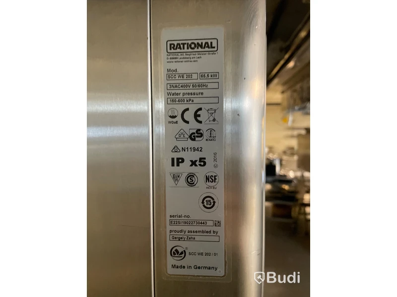 Rational varmluftsugn SSC WE 202, 108x100x179 cm