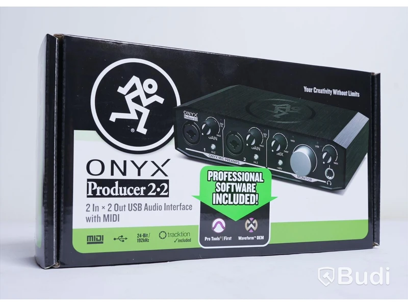 Ljudkort - Mackie Onyx Producer 2.2. Ny, obruten förpackning.