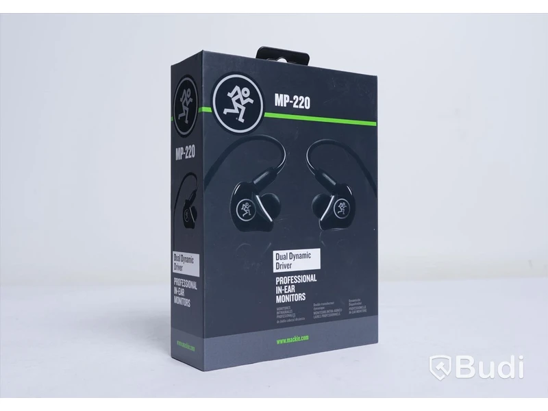 Hörlurar - Mackie MP-220 Professional In-ear Monitors. Ny, obruten förpackning.
