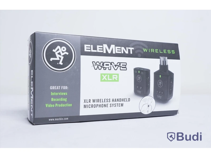 Mikrofonsystem - Mackie Element Wave XLR Wireless Handheld Microphone System. Ny.