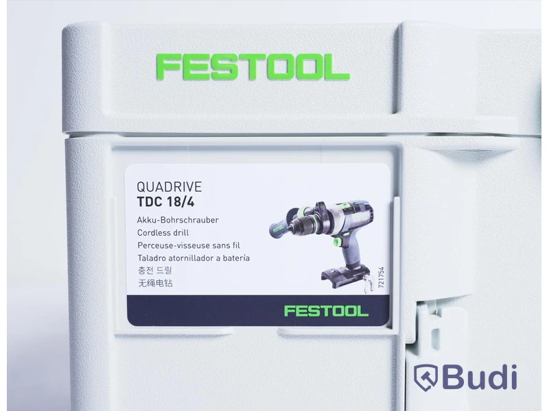 Skruvdragare - Festool Quadrive TDC 18/4 I-Plus Set. Nypris ca 7000 kr. Ny.