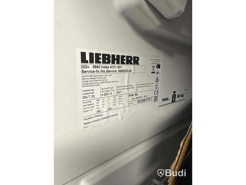 Liebherr Frys fullhöjd