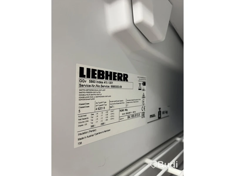 Frys Liebherr Profiline, GGV5860 Index 41/001, rostfri, höjd 200 cm, från år 2017