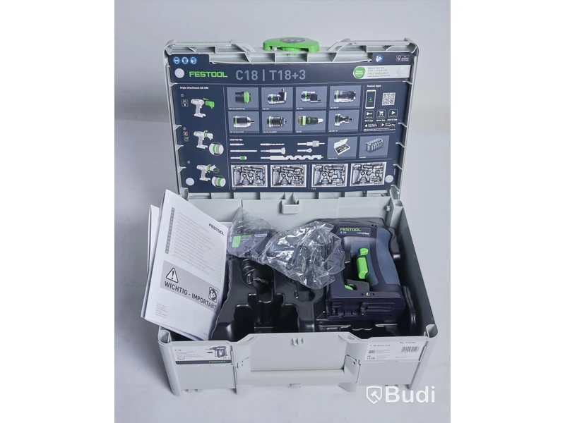 Skruvdragare - FESTOOL C 18 Basic-4.0. Ny.