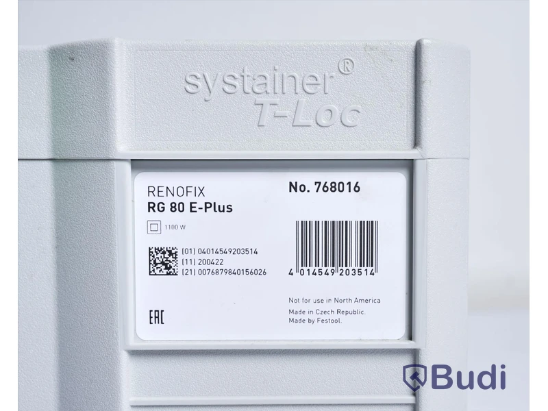 Renoveringsfräs - Festool RG 80 E-Plus RENOFIX. Ny.